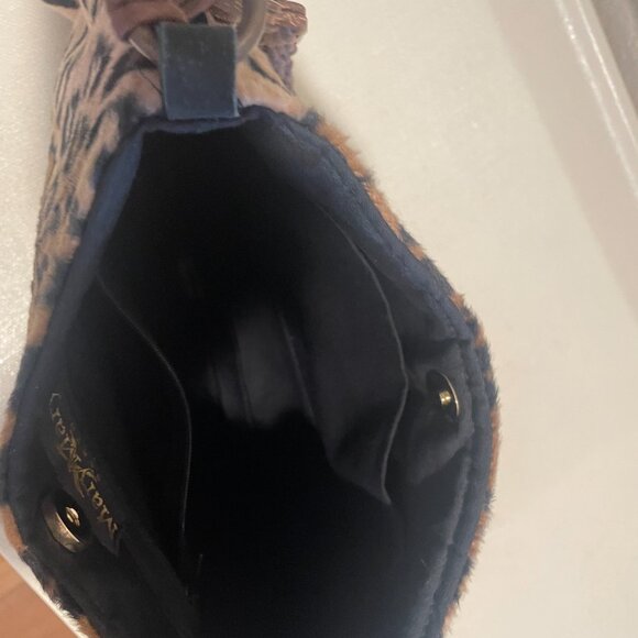 Animal Print Faux Fur Hand Bag - Never used! - Picture 3 of 5